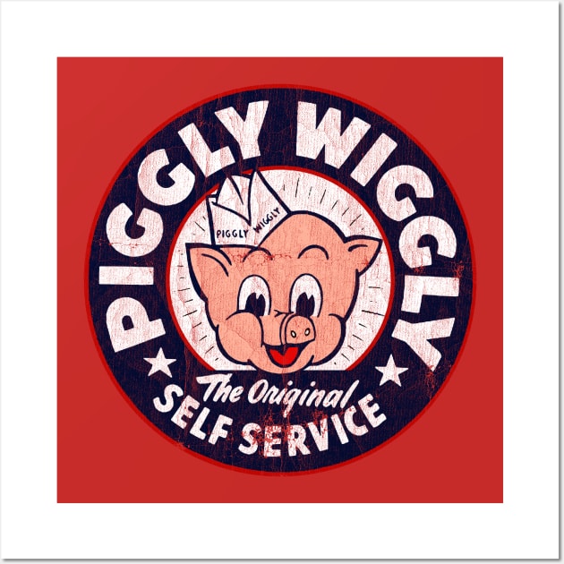 Retro Piggly Willy Wall Art by OniSide